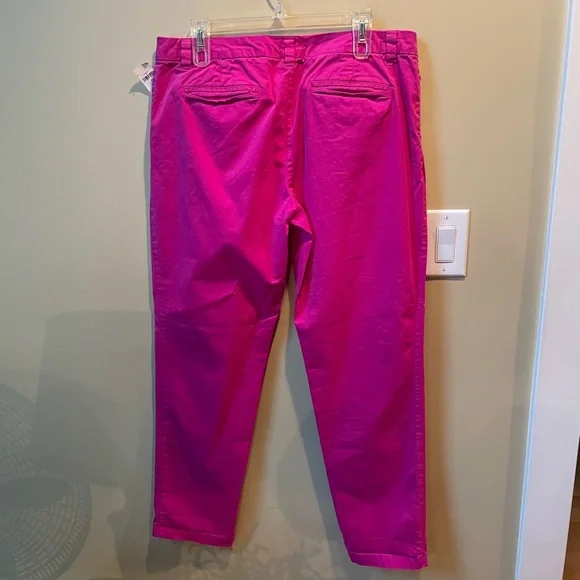 Gap NEW hot pink khakis size 12 - Picture 5 of 9